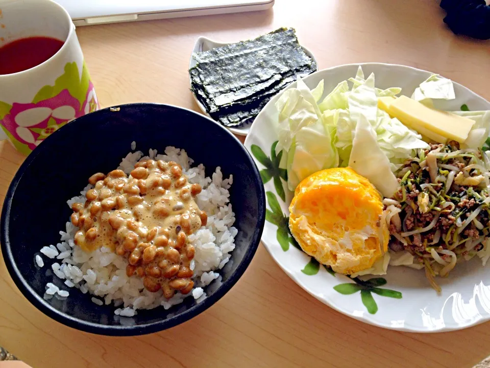 10月6日朝食兼昼食|ばぁさんさん