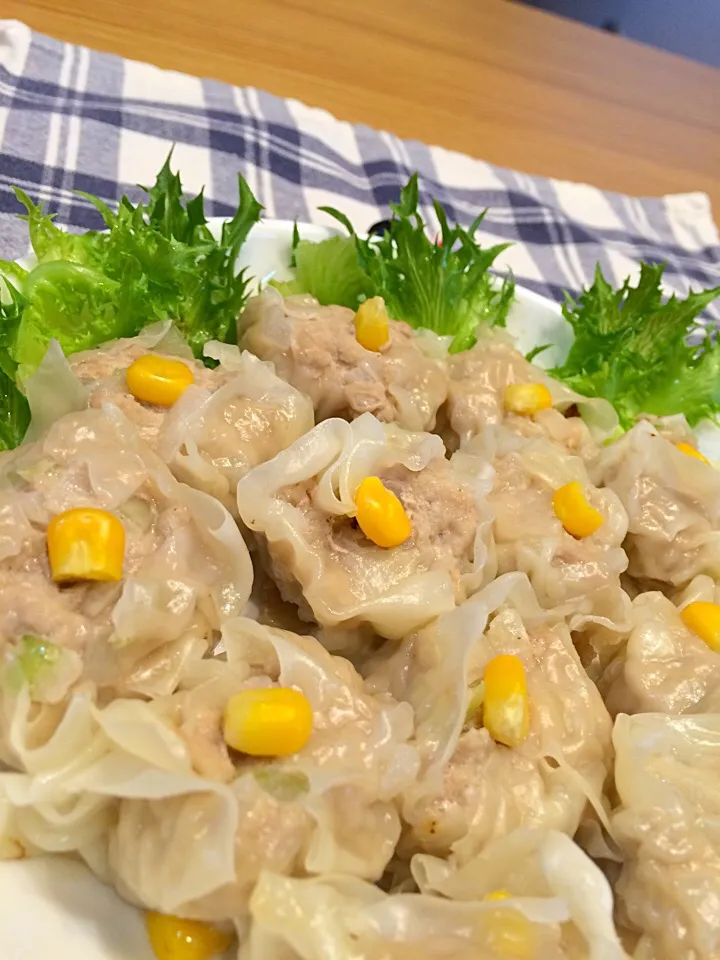 今日晩御飯はフライパンで焼売♡|ゆきさん