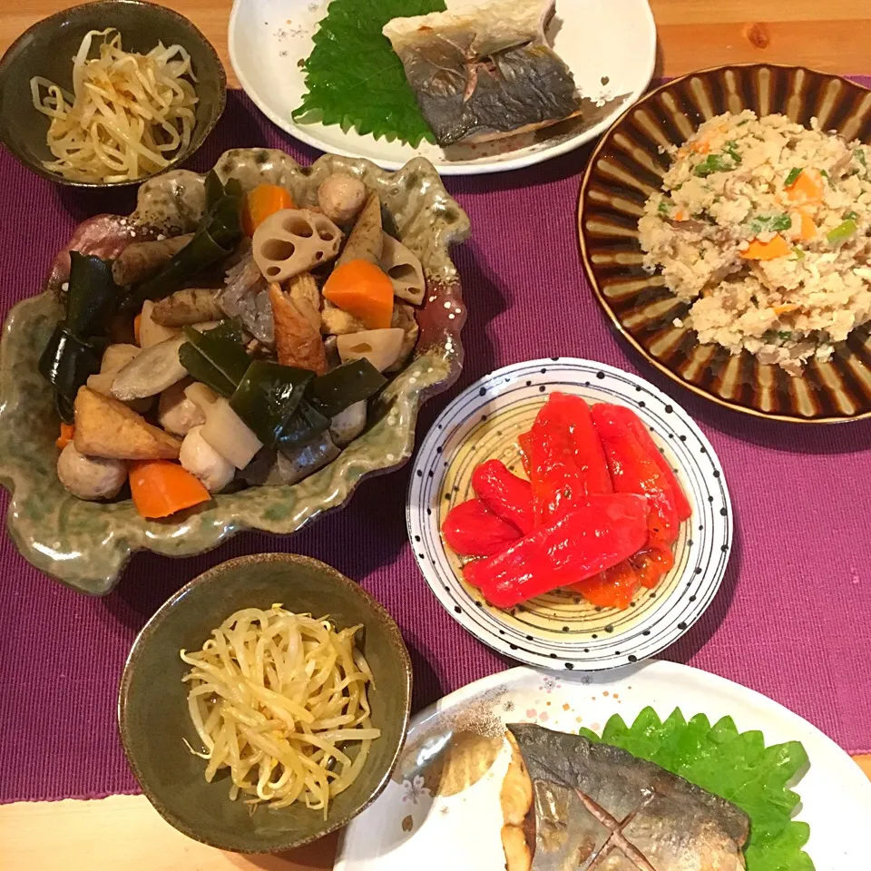 Snapdishの料理写真:晩ごはん😄|ba.a.ba_キッチンさん