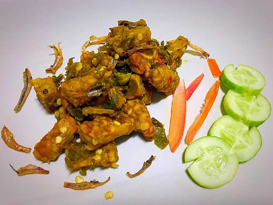 Tempe with green Chilli|Tari's Kitchenさん