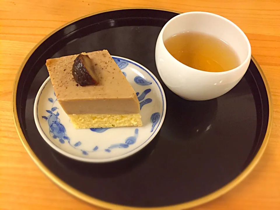 Snapdishの料理写真:渋皮煮のプリンケーキ|Satomi Cafeさん