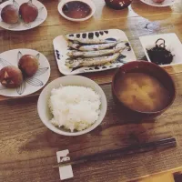 Snapdishの料理写真:ししゃも定食|aoさん