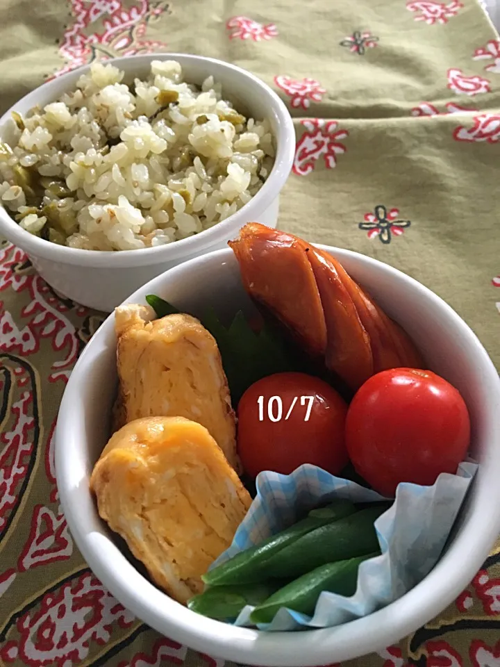 Snapdishの料理写真:今日のおべんと〜😋161007|Eririn   😋さん