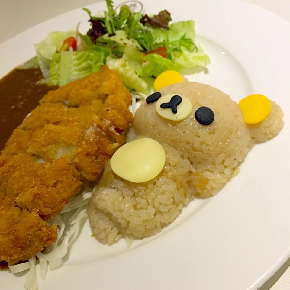 Rilakkuma cafe curry pork rice|prissyさん