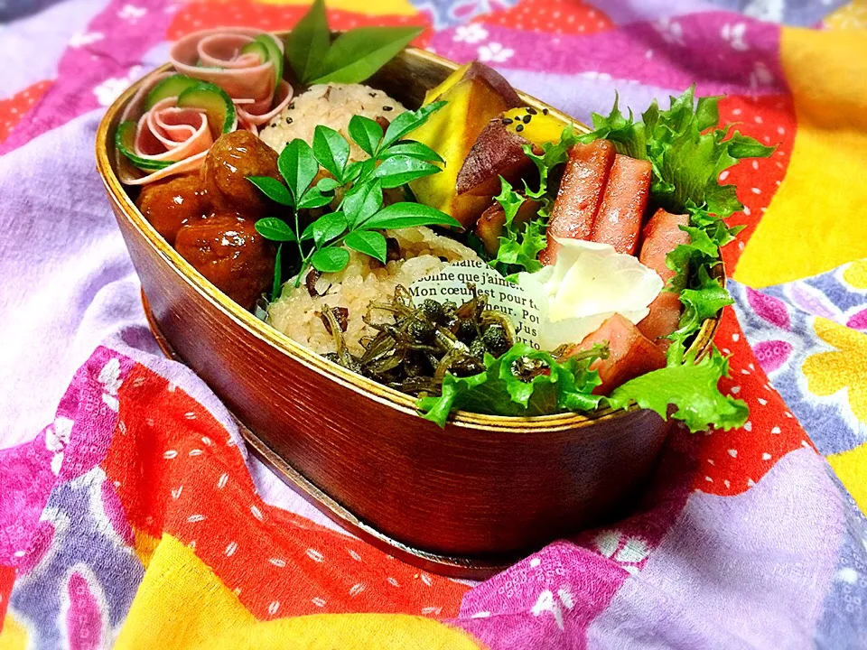 Snapdishの料理写真:ダンナ弁当〜( ´＿＿` )💦|sally.127さん