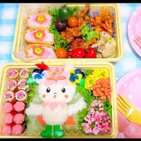 お花畑で行楽しましょう❁お弁当