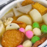 Snapdishの料理写真:急に寒くなって。。。
今日の、晩御飯はおでん🍢♡
柚子胡椒とカラシで食べるのがすき😂💞|mさん