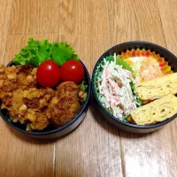 Snapdishの料理写真:旦那ちゃん弁当♥️