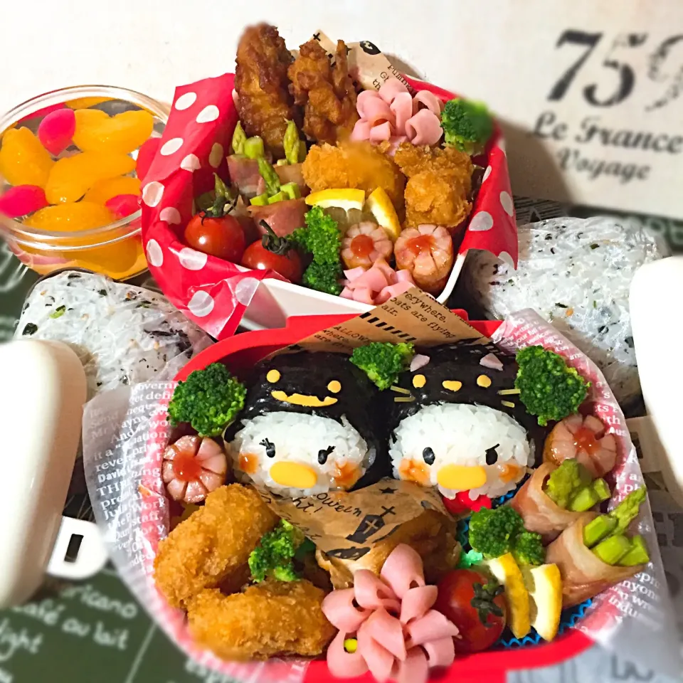 バス遠足♪ハロウィンツムツム弁当！|おりょうさん