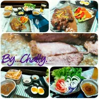 Pork Steak with Shitake Sauce..|challyさん