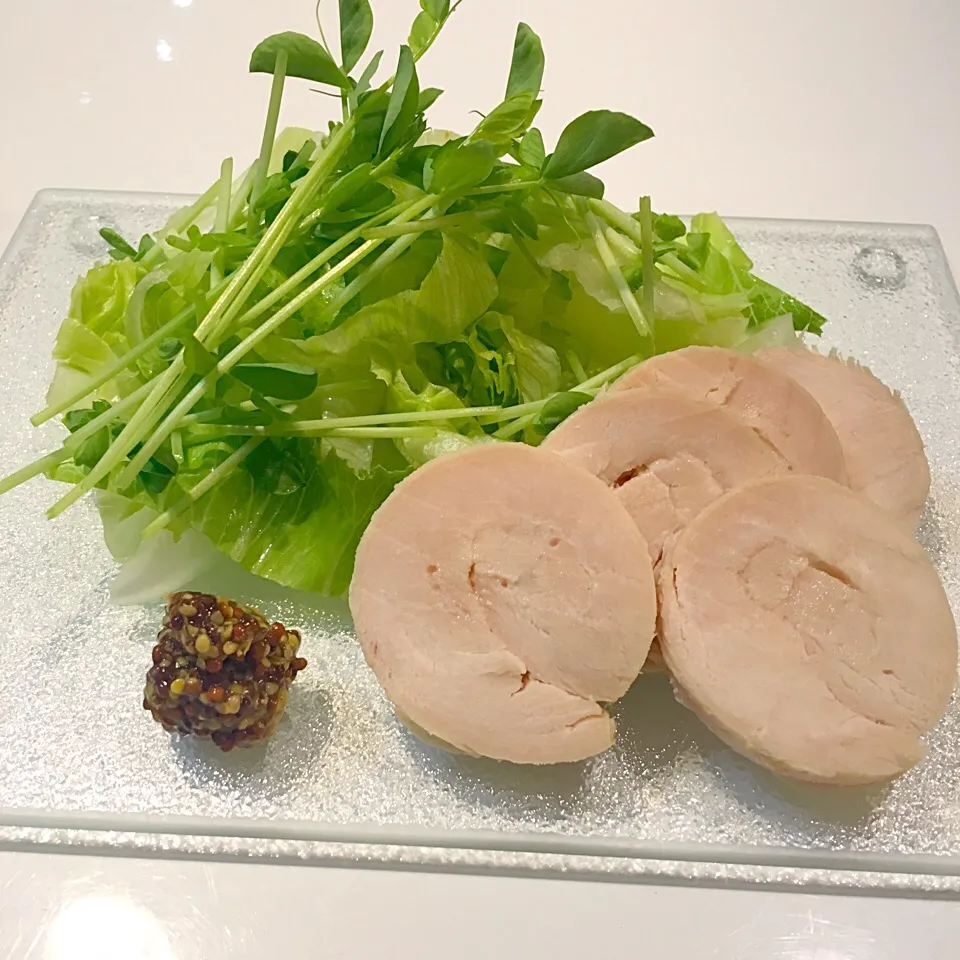 Snapdishの料理写真:鶏ハム|adriablueさん