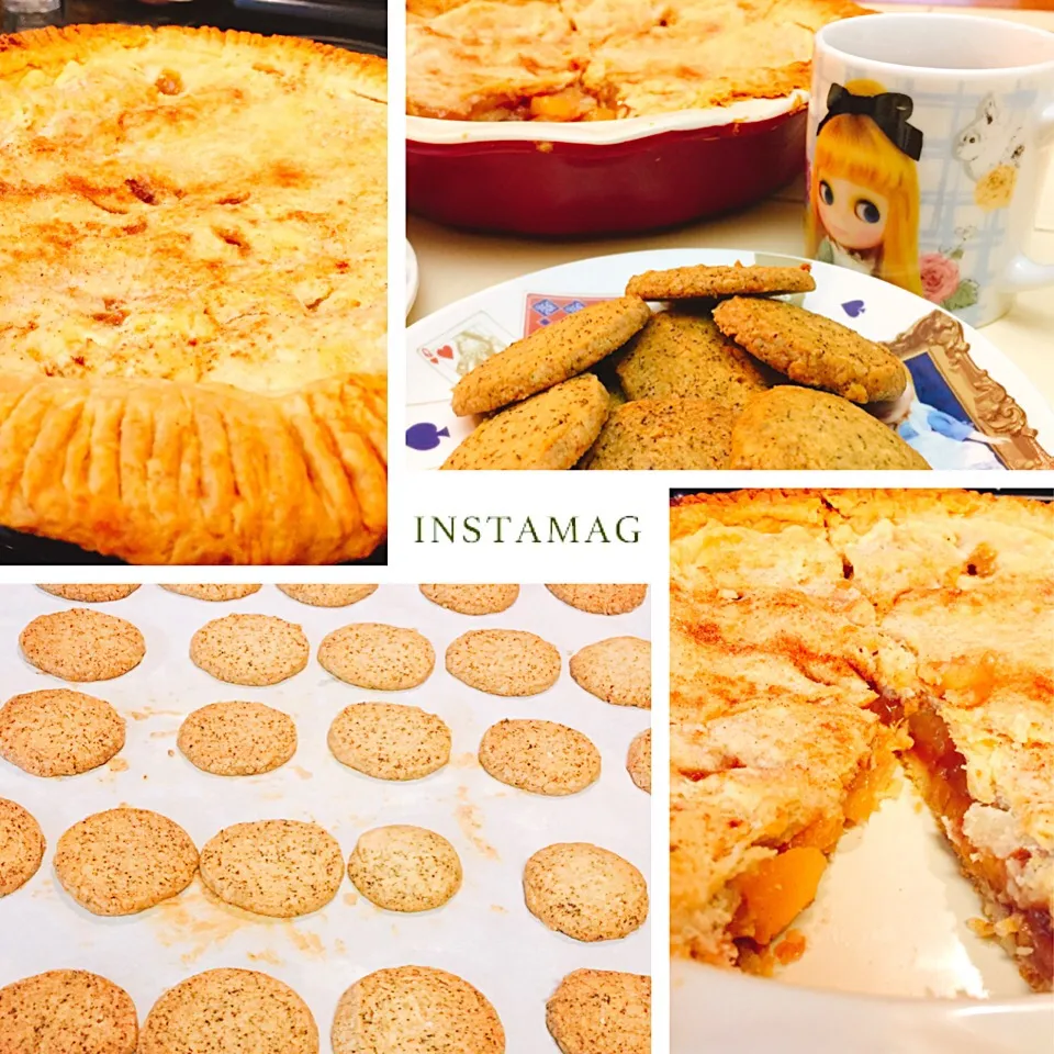 Apple pie & Earl grey shortbread
🍎🍏🍎アップルパイ&
アールグレイショートブレッド|🌸Emery Mさん