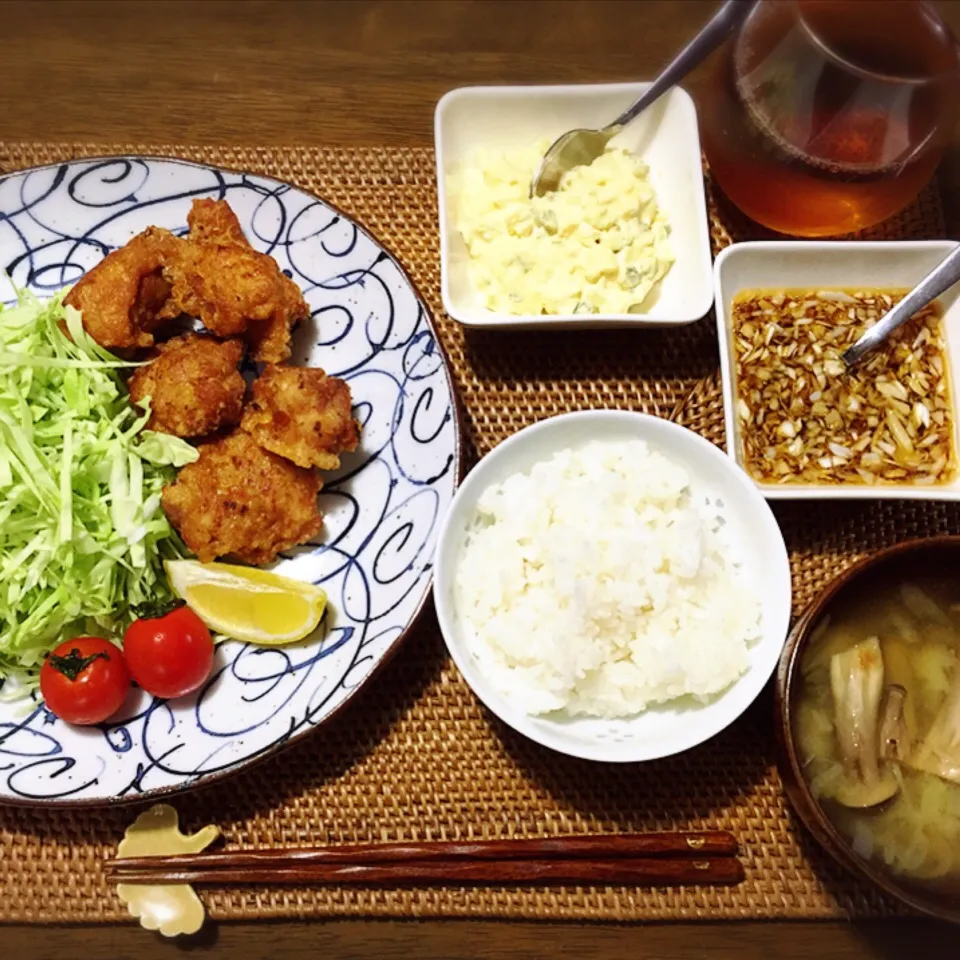 自家製タルタルソース、油淋鶏ソースで味味を変えて楽しむ鳥唐揚げ|@mayuさん