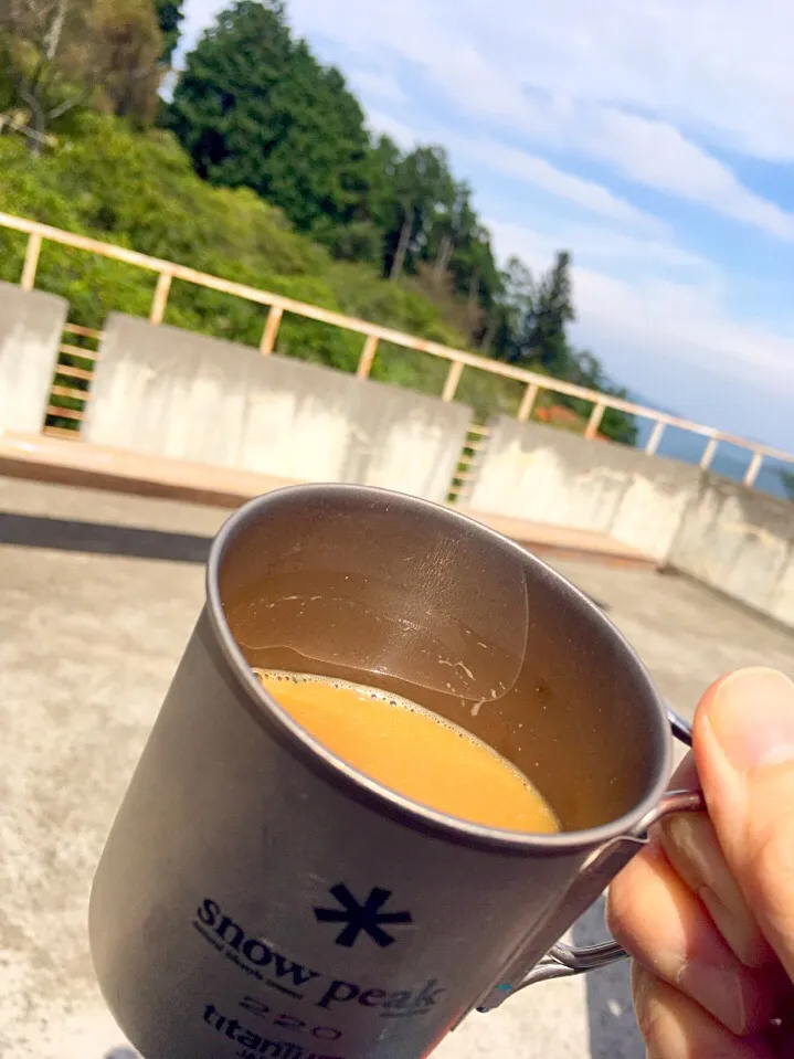 Snapdishの料理写真:ハイキングでコーヒー|MIEKO 沼澤三永子さん