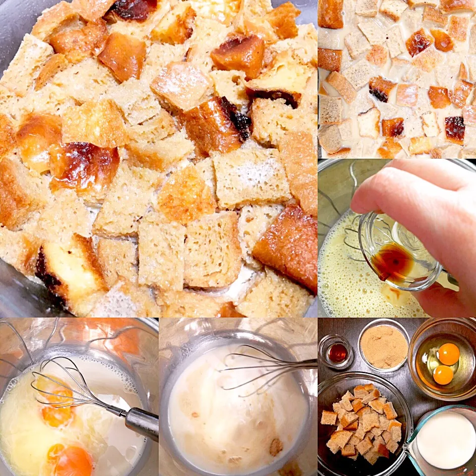 No Sugar Soymilk Bread Pudding   #healthysweets #nosugarsweets #beginnerbaker #ラカント #soymilksweets #leftoverbread|ケー ララ・ジョイさん