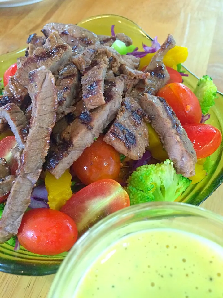 Grilled-Beef Salad@Butchery Max Beef. Nakorn Pathom, Thailand.|Chalinee Kalyanamitraさん