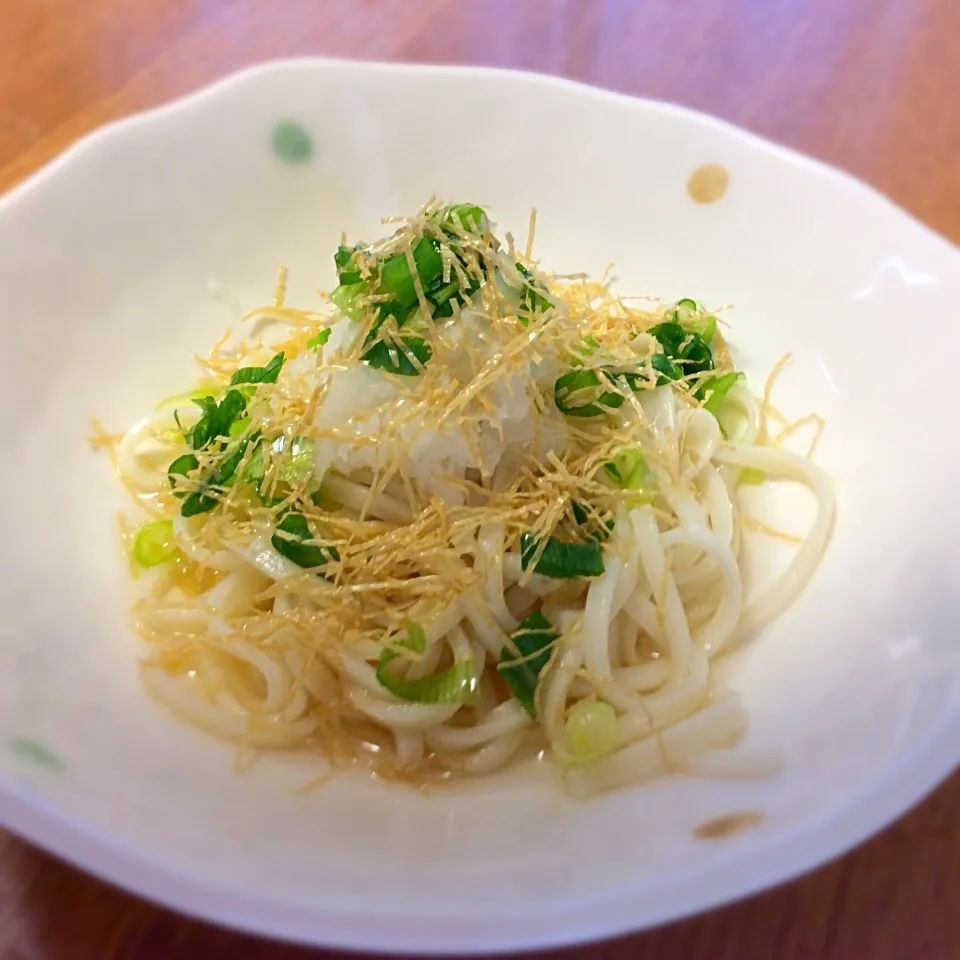 「吾輩は麺である」の冷しおろしうどん、比叡ゆばのせ|nakさん