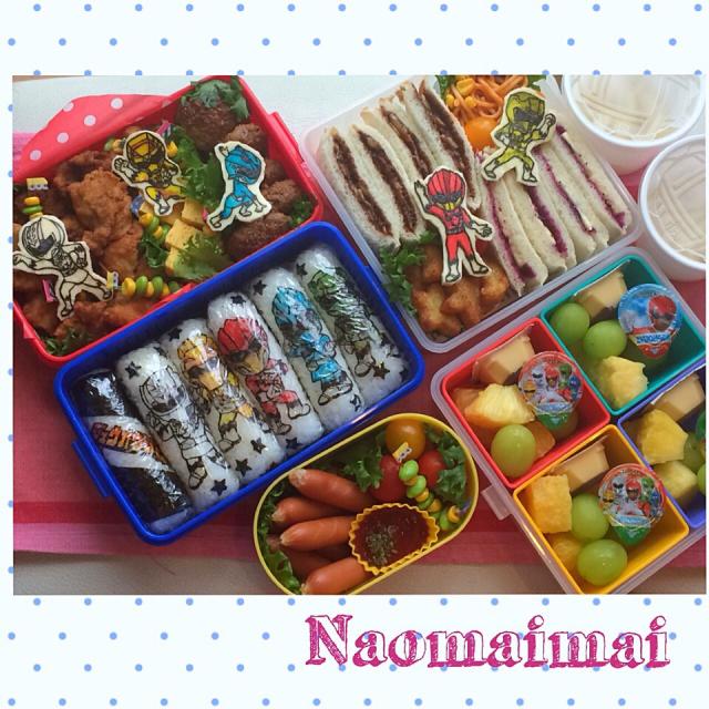 運動会のお弁当 ジュウオウジャー Naomaimai Snapdish スナップディッシュ Id Clqyca