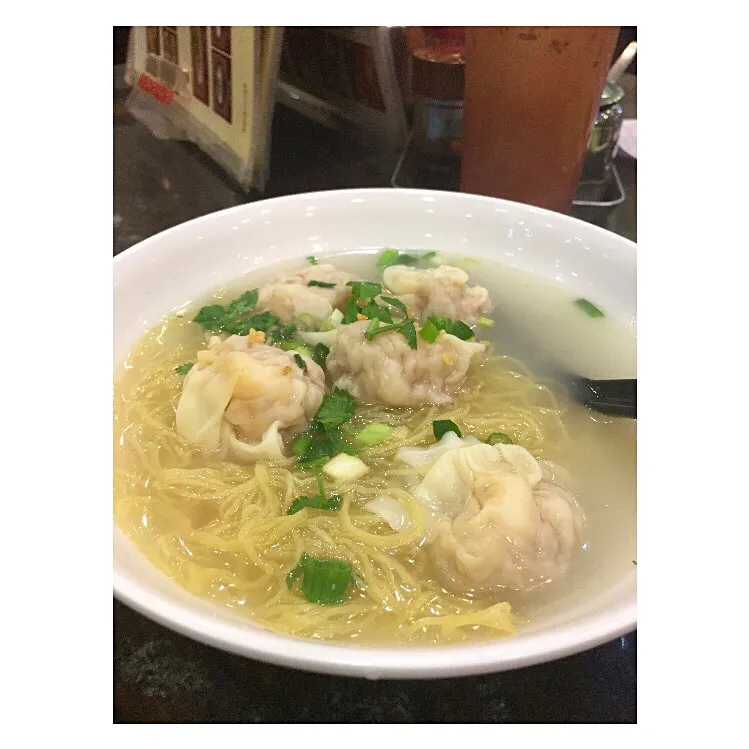 雲呑麺🍜 Wonton with noodles|女神さん