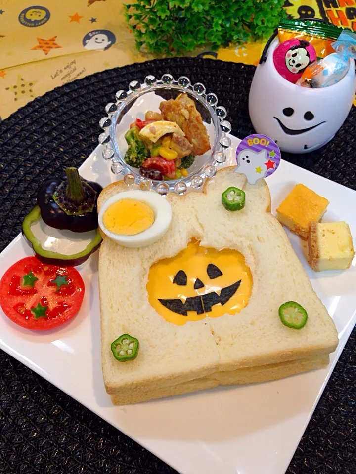 🎃ハロウィン🎃朝ごはん|アパッチさん