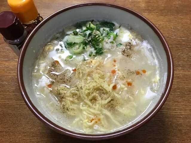 マルちゃん正麺🍜、鶏白湯味❗️ʕ̡̢̡*ϾεϿ*ʔ̢̡̢✨|サソリさん