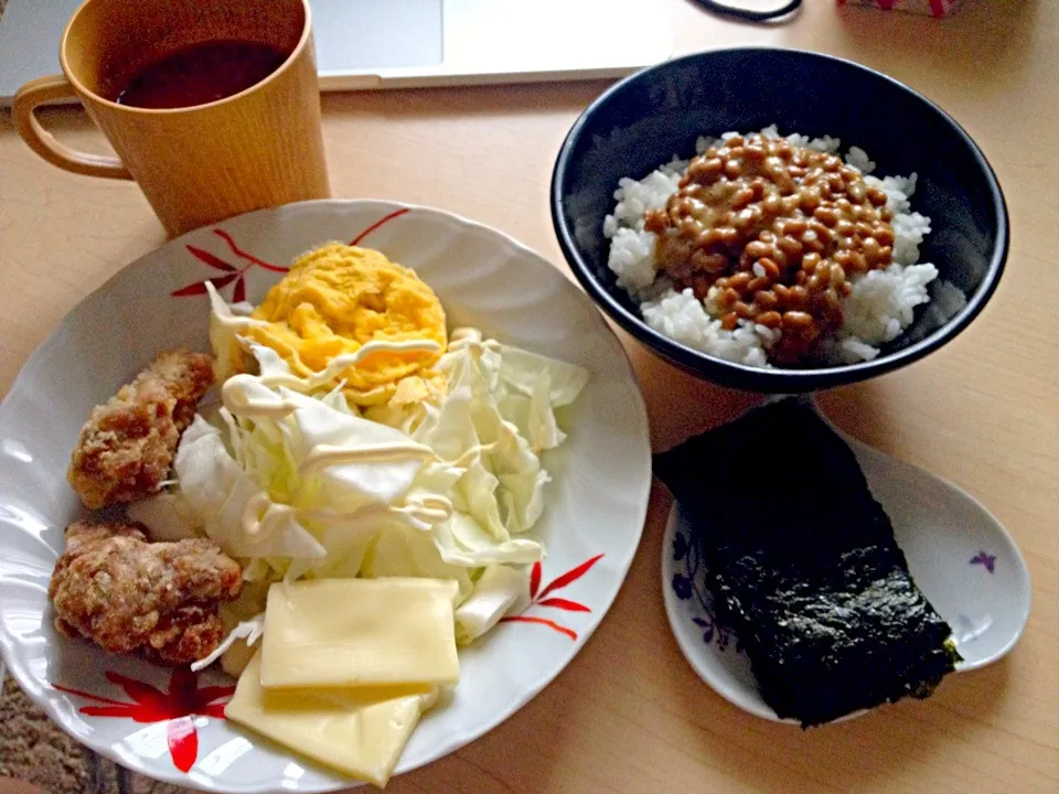 10月9日朝食兼昼食|ばぁさんさん