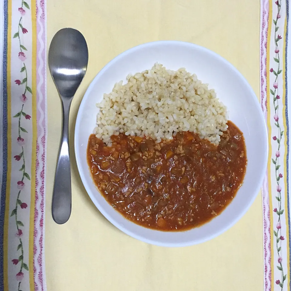 トマト多めキーマカレー🍛🍴|Ayaさん