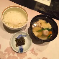 Snapdishの料理写真:熊本七城米。ダゴ汁|ryoさん