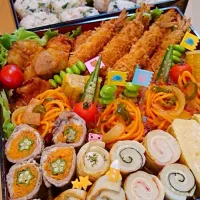 Snapdishの料理写真:初めての小学校の運動会弁当☆|ねっちさん