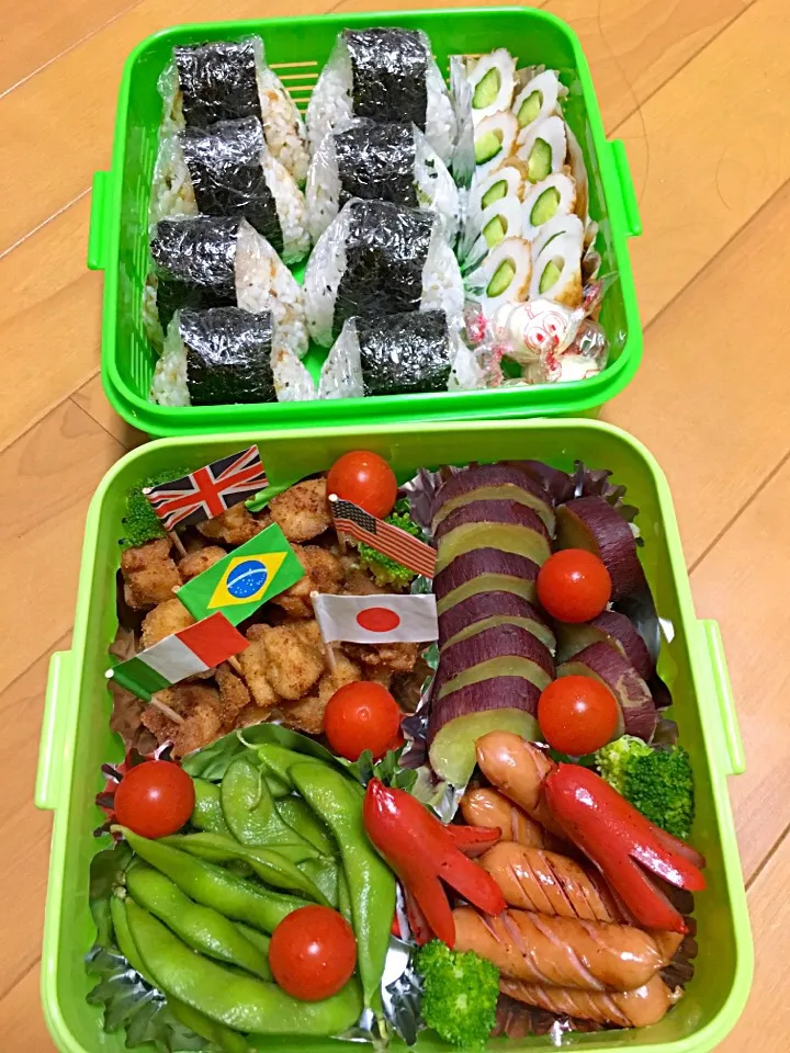 運動会お弁当🍱|チビミミさん