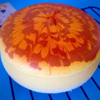 Japanese Cheesecake (again 😅) 
my kids love it..! this time tried to b creative and prayed hard to not bloat it 👏🏼😍