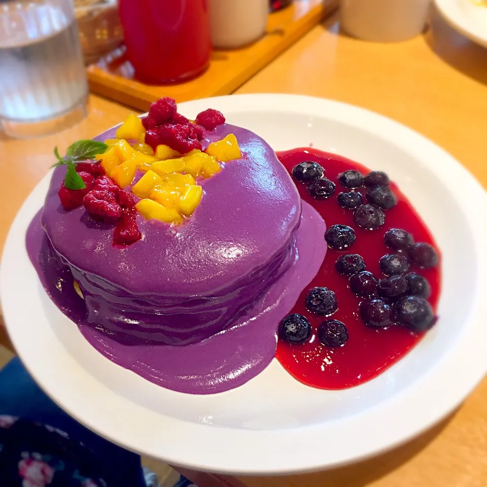 Snapdishの料理写真:HALLOWEEN SPECIAL PANCAKES|SHIHOさん