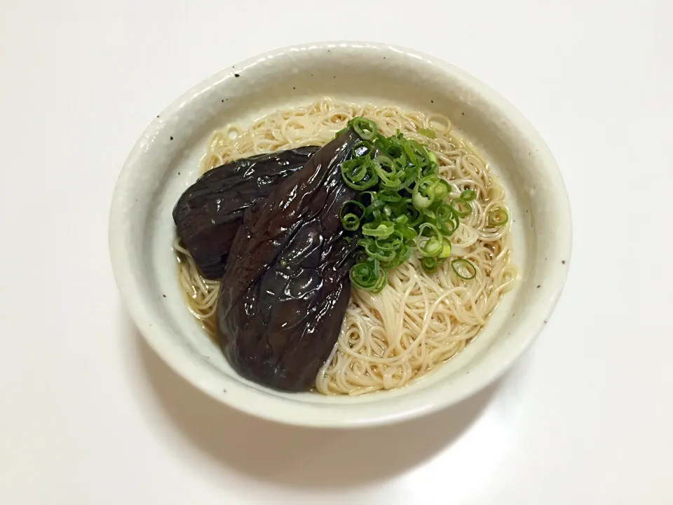 Snapdishの料理写真:ナスの田舎煮そうめん|さきさん