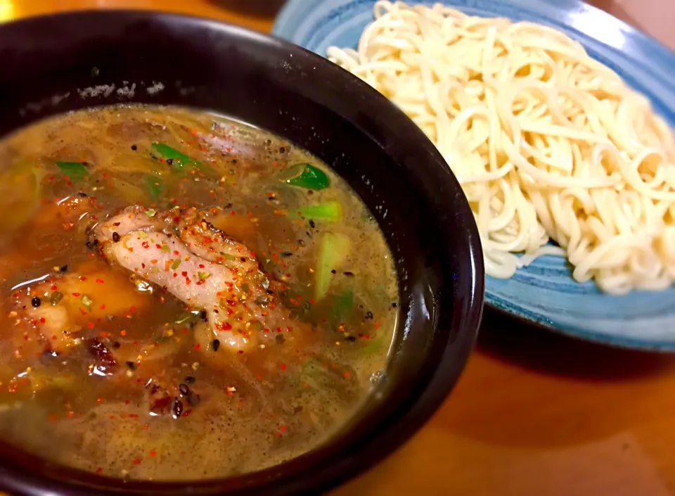 鶏たたきのリメイク「地鶏のつけうどん」|Tomiko Muramatsuさん