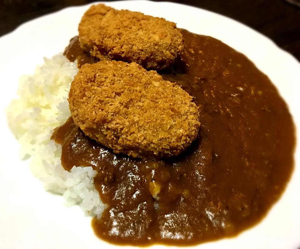 5日ぶりの投稿は
「かぼちゃコロッケ カレー」|muutさん