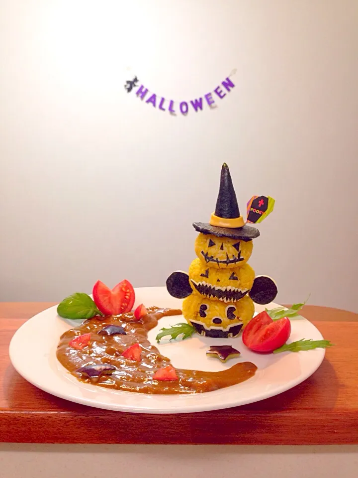 hiromiromiさんのハロウィンカレー🎃|アパッチさん