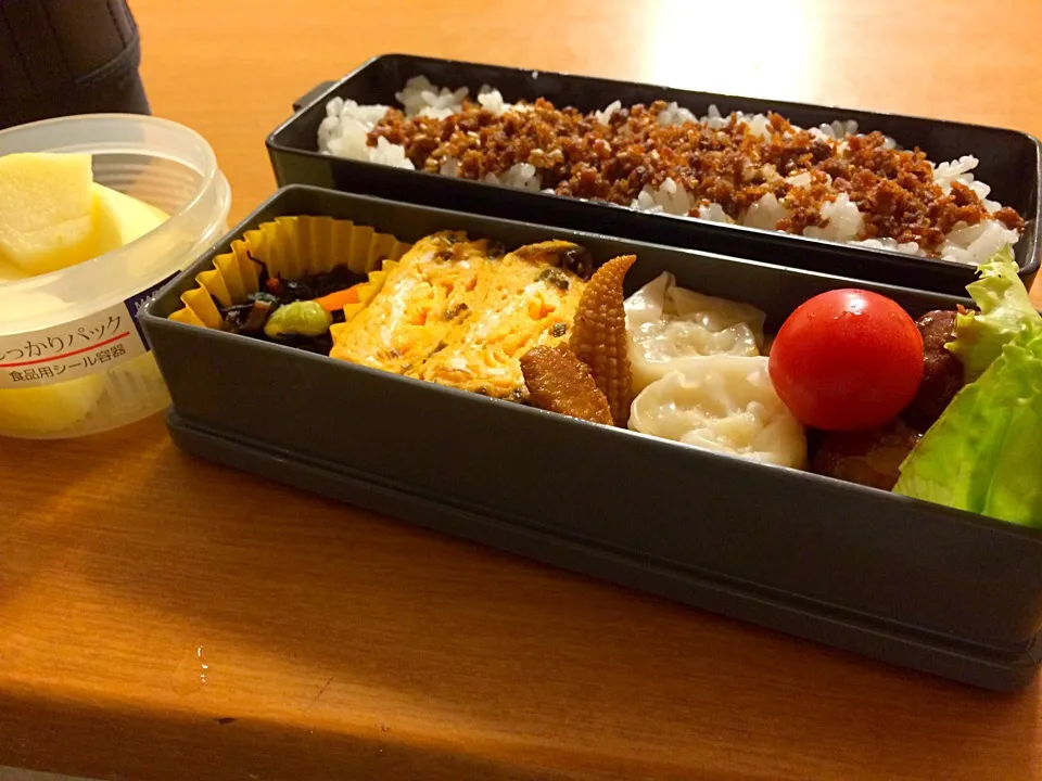 10/11 今日の中1男子弁当^_^|chunさん