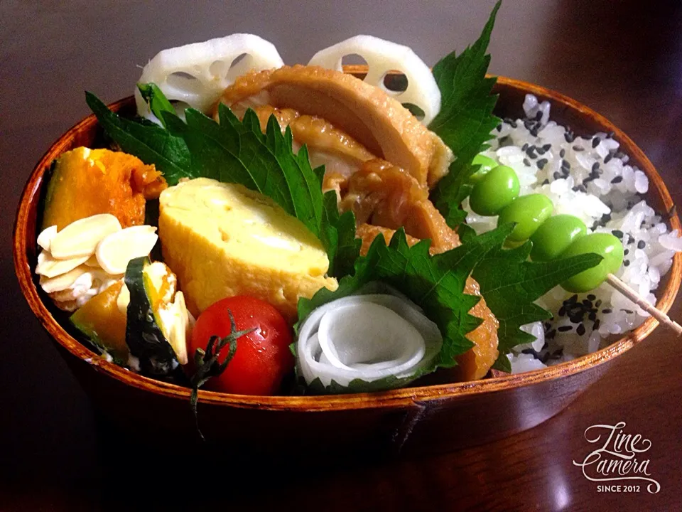 Snapdishの料理写真:冷めても美味しい鶏肉チャーシュー🐔
今日の私のお弁当🍱|とんちんさん