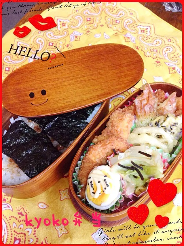 お🆕✨曲げわっぱ弁当箱😀で息子弁当|きょうこさんさん