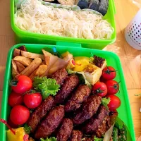 運動会♪暑くてもモリモリ食べれるそうめん弁当👍|りゅうりゅうさん