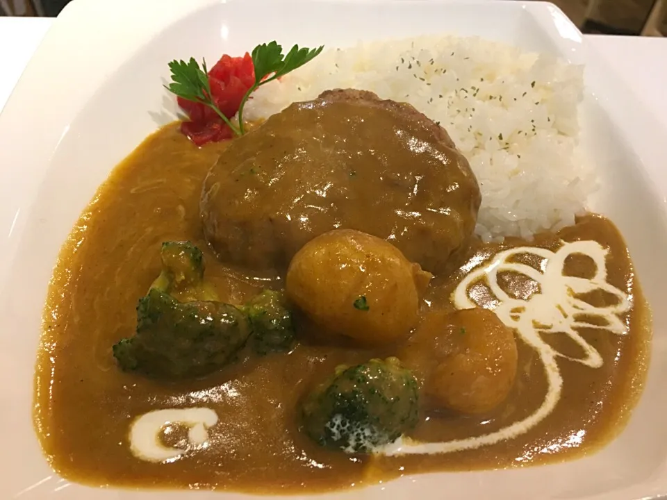 ハンバーグカレー|ようさん