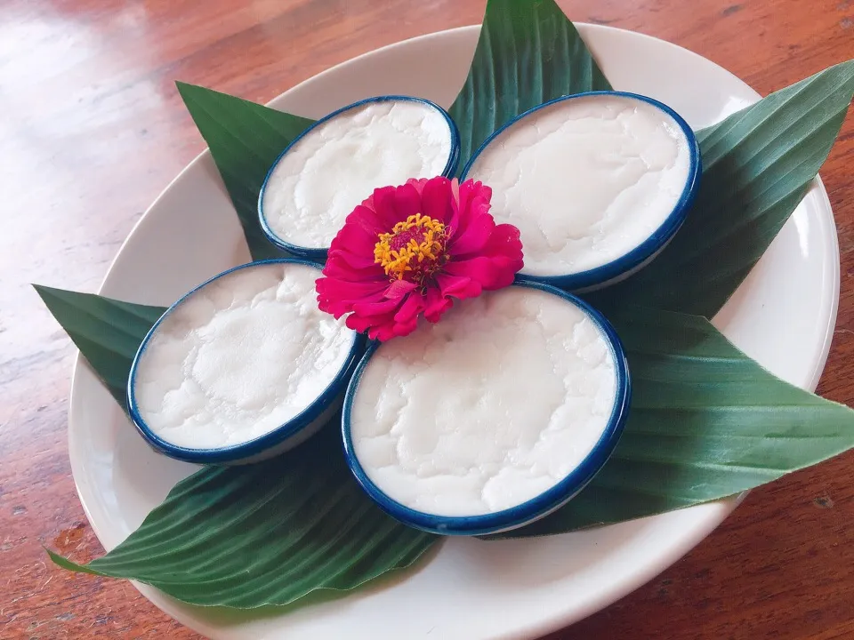 Steamed Pandanus Cake #thaidessert #thaifood|itsmecaramelさん