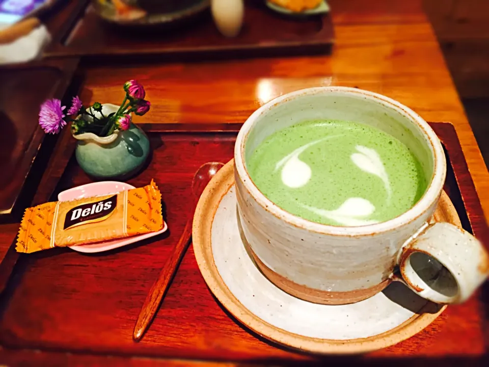 Hot green tea ☕️|Aya Hashimotoさん