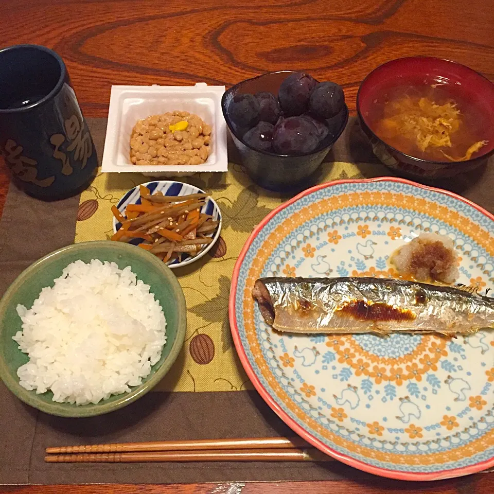 秋刀魚定食|とにおさん