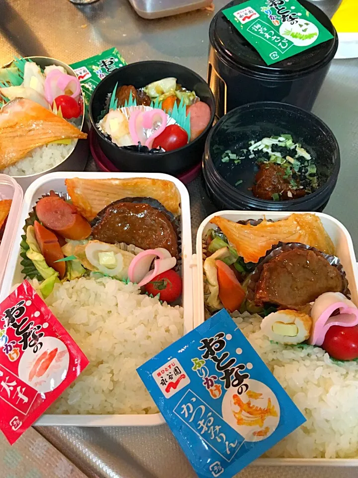 大人のお弁当😋
皆さんの真似して、かまぼこでハートを作ってみました❤️|みかさん