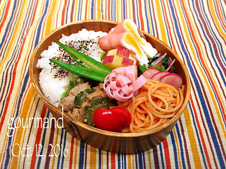 2016.10.12 息子お弁当♪|プーティさん