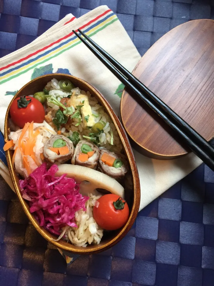 牛肉野菜巻き弁当🍱|管理栄養士 Masumiさん