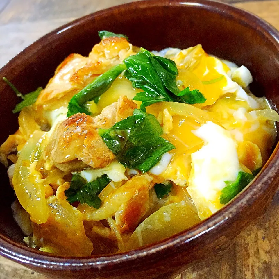 親子丼  〜鶏肉は焼いて〜|アッツさん