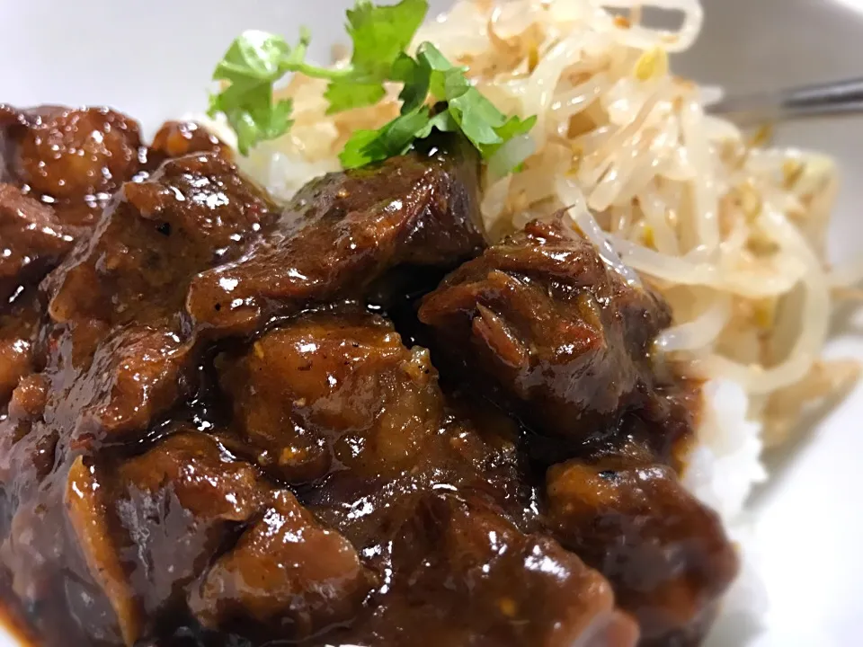 大門の名店の逸品、牛肉飯。
辛い！が美味い！！|Takaさん