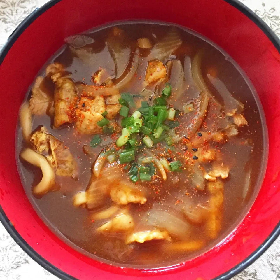 Snapdishの料理写真:カレーうどん|カウンター嬢さん